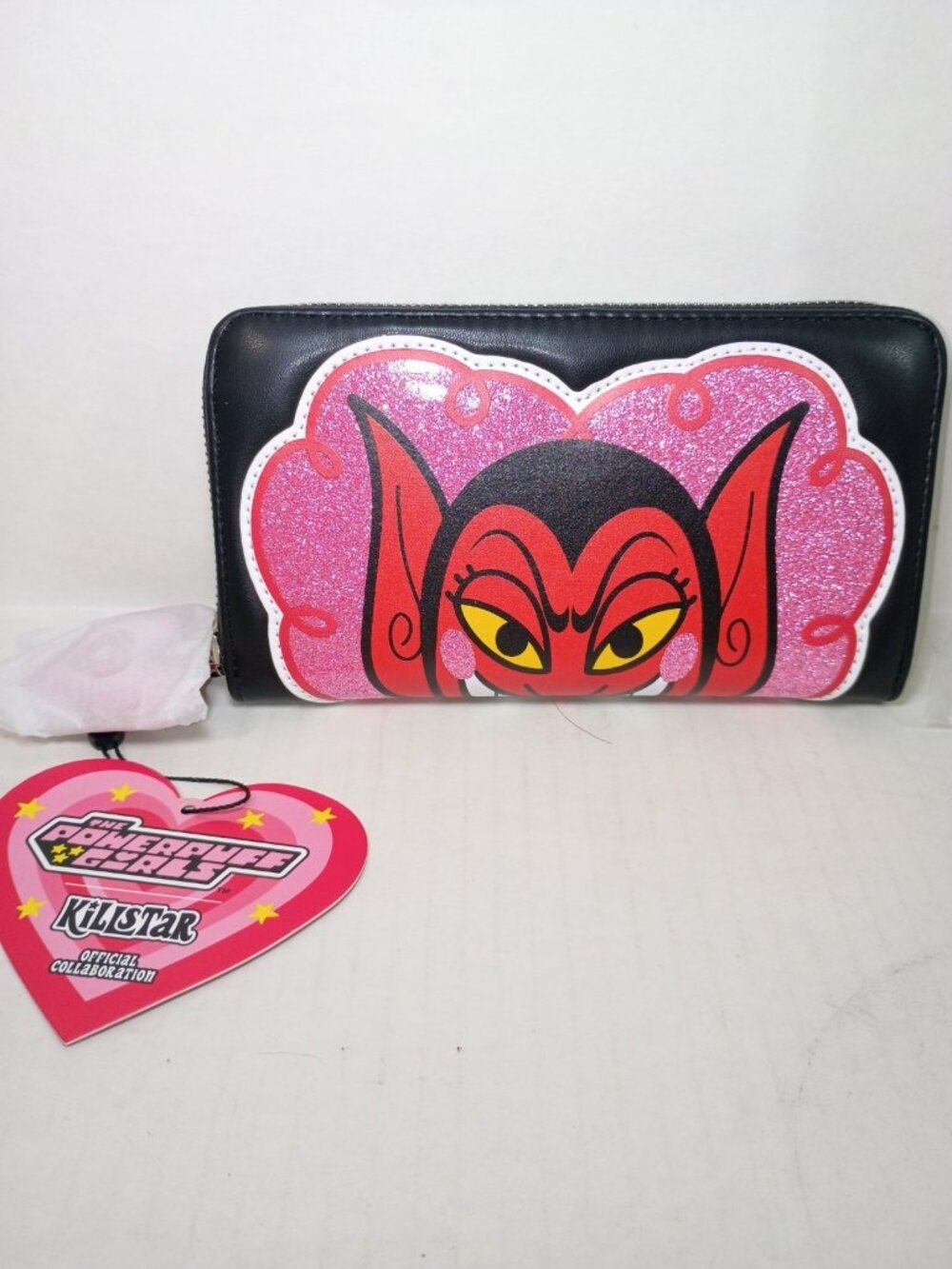Rare Killstar Powerpuff Girls HIM Black Zip-Around Women's Wallet Wristlet New